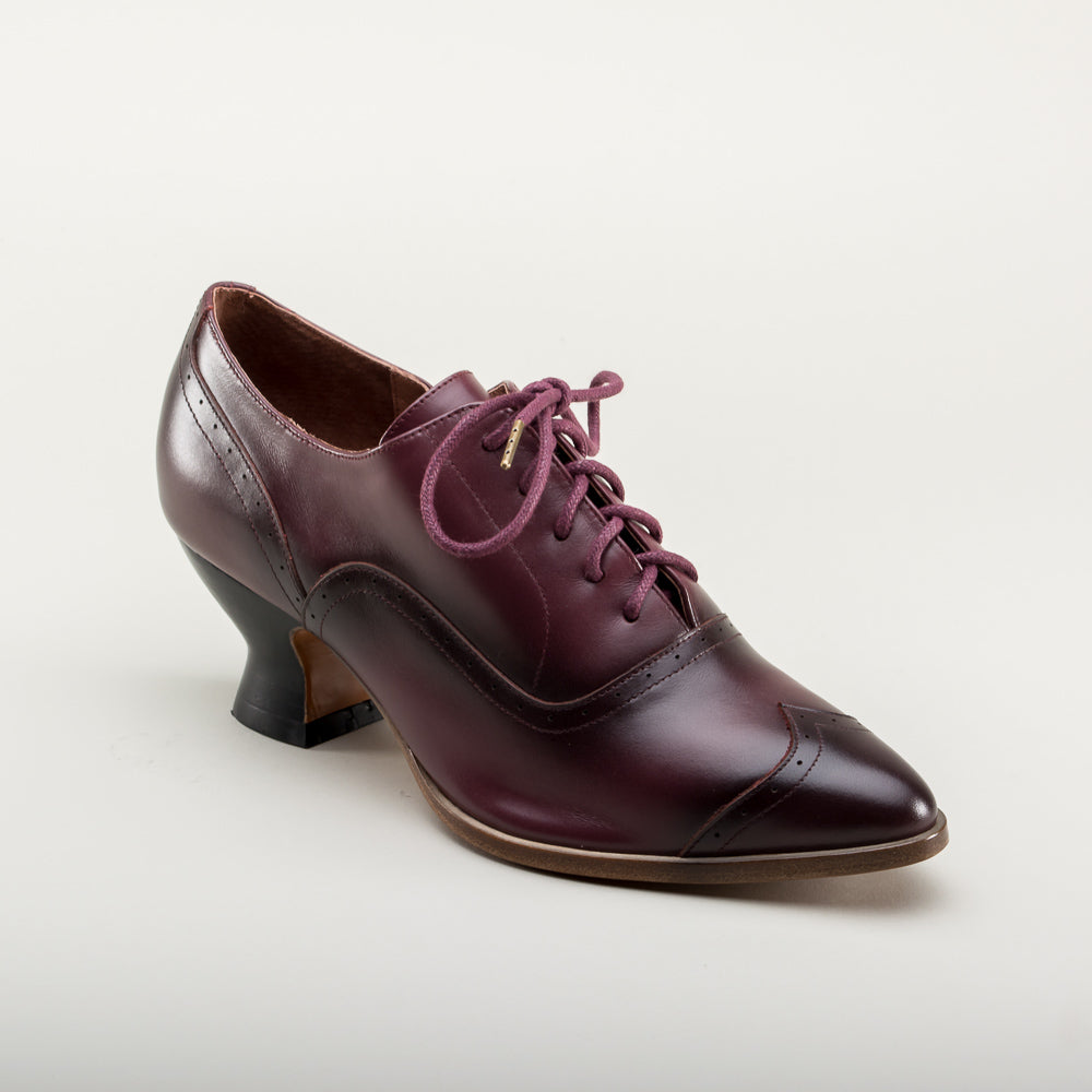 Londoner Edwardian Oxfords (Cherry)
