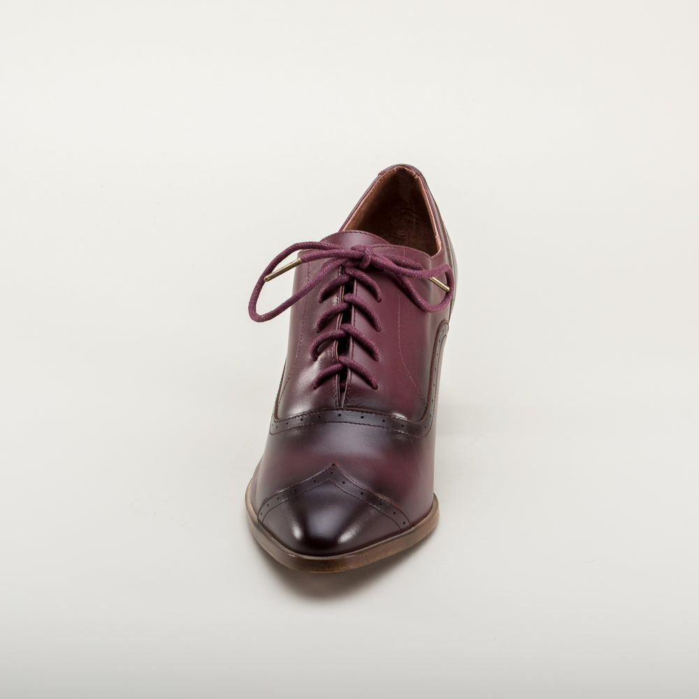 Londoner Edwardian Oxfords (Cherry)