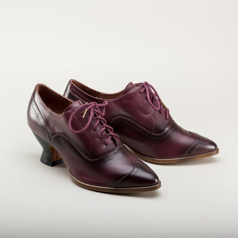 Londoner Edwardian Oxfords (Cherry)