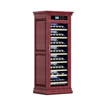 Nuvia 102-Bottle 10.6 Cu.Ft Wine Cooler Cabinet With LED Lighting And Temperature Control (SAK69027)
