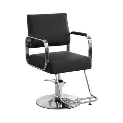 Luxury Height-Adjustable Barber Chair With 360-Degree Swivel (SAK64103)