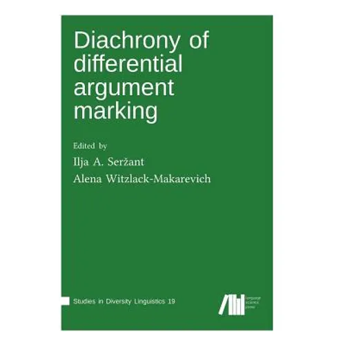 Diachrony of differential argument marking - Hardcover