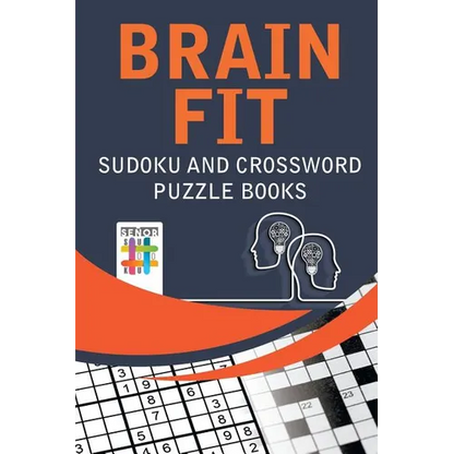 Brain Fit Sudoku and Crossword Puzzle Books - Paperback