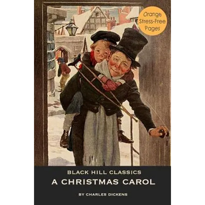 A Christmas Carol: Large Dyslexia-Friendly Print with Orange Pages - Paperback