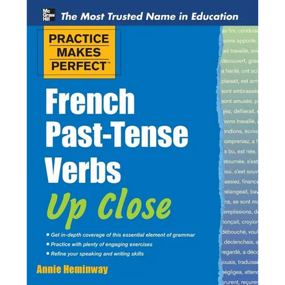 French Past-Tense Verbs Up Close - Paperback