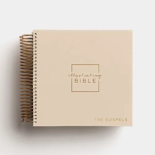 Niv, Spiral-Bound Illustrating Bible: The Gospels, Softcover Spiral, Tan: Draw, Write, and Reflect Your Way Through Scripture - Spiral