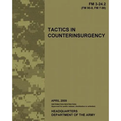 Tactics in Counterinsurgency, FM 3-24.2: US Army Field Manual 3-24.2 - Paperback