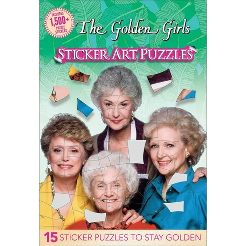Golden Girls Sticker Art Puzzles - Paperback