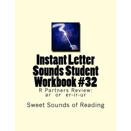 Instant Letter Sounds Student Workbook #32: R Partners Review: ar or er-ir-ur - Paperback