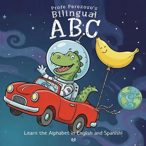 Profe Perezoso's Bilingual ABC: Learn the Alphabet in English and Spanish - Ages 5 and up - [Large Print] - Paperback