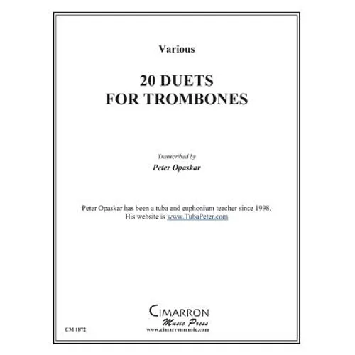 20 Duets for Trombone - Paperback
