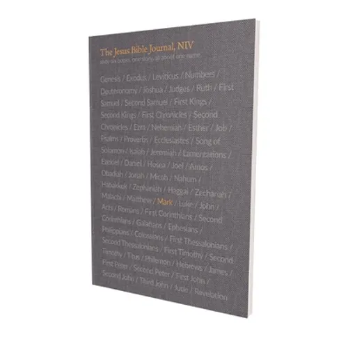 The Jesus Bible Journal, Mark, Niv, Paperback, Comfort Print - Paperback