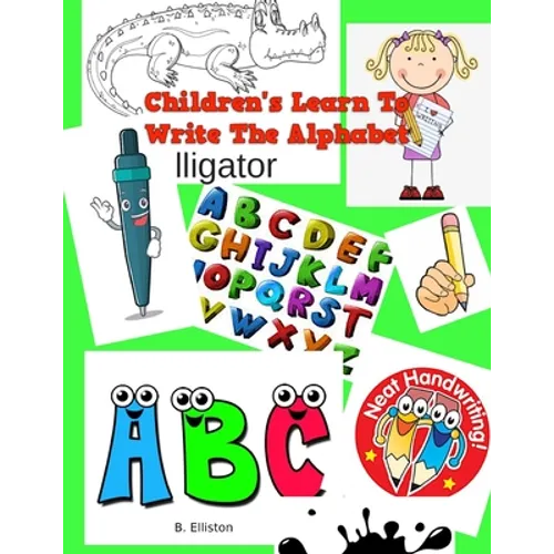 Children's Learn To Write The Alphabet - Paperback