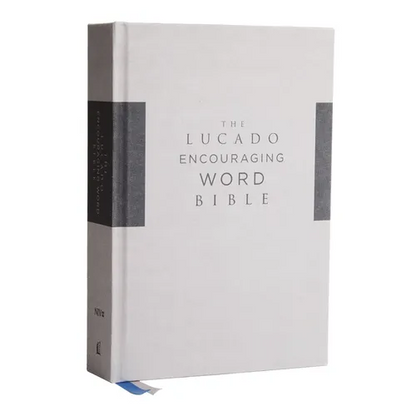 Niv, Lucado Encouraging Word Bible, Gray, Cloth Over Board, Comfort Print: Holy Bible, New International Version - Hardcover