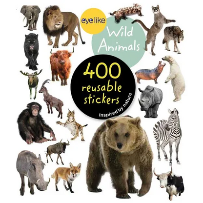 Eyelike Stickers: Wild Animals - Paperback