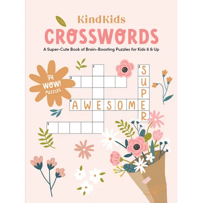 Kindkids Crosswords: A Super-Cute Book of Brain-Boosting Puzzles for Kids 6 & Up - Paperback