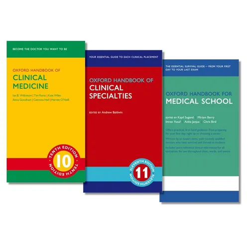 Oxford Handbook of Clinical Medicine, Oxford Handbook of Clinical Specialties, and Oxford Handbook for Medical School Pack