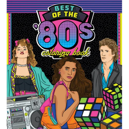 Best of the '80s Coloring Book: Color Your Way Through 1980s Art & Pop Culture - Paperback