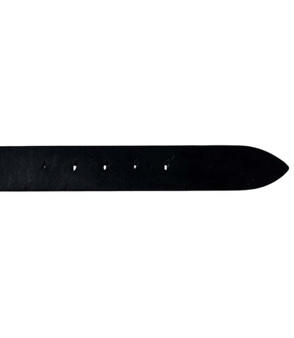Black Short Calf Hair Belt
