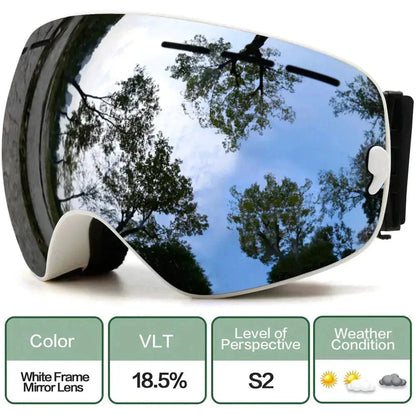 ClearView Anti-Fog Ski Goggles