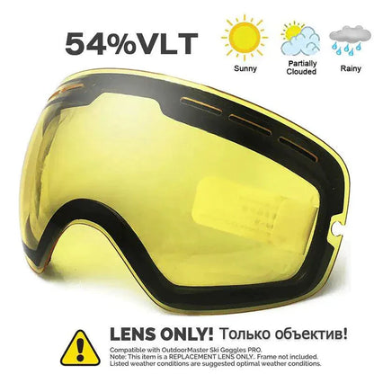 ClearView Anti-Fog Ski Goggles