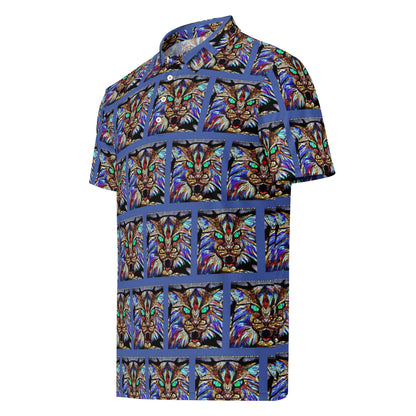 Blue Wildcat Men’s Slim Fit Polo Shirt