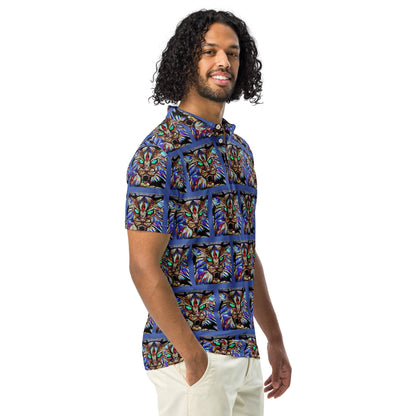 Blue Wildcat Men’s Slim Fit Polo Shirt