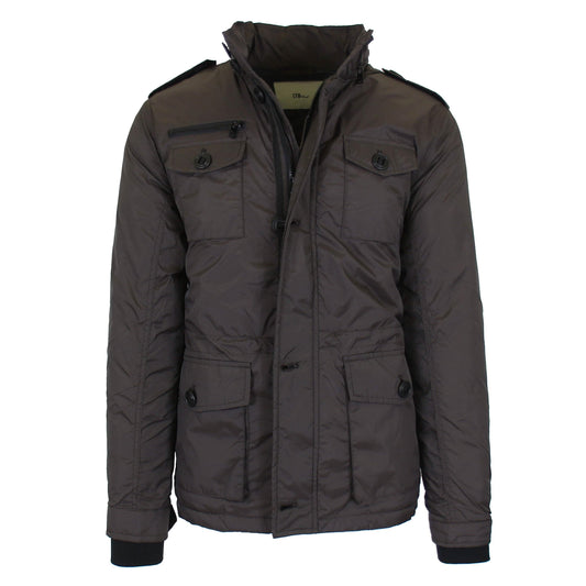 Men's Lightweight Classic Driver Tech Jacket with Tuck Away Hood