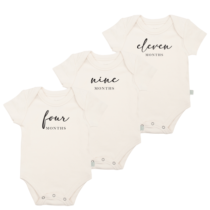 monthly milestone gift set | black
