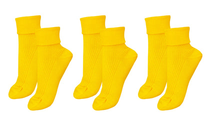 tittimitti® 100% Organic Combed Cotton Luxury Women's Socks 3-Pack. Made in Italy.