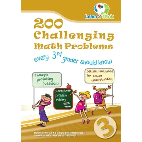 200 Challenging Math Problems every 3rd grader should know - Paperback