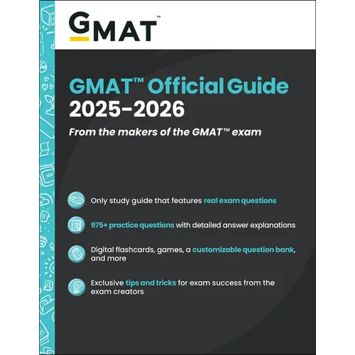 GMAT Official Guide 2025 - 2026: Book + Online Question Bank - Paperback