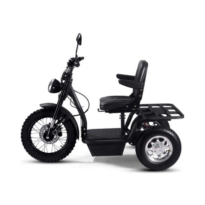 MotoTec 60V 1800W Black Three-Wheel Electric Scooter (SAK86025)