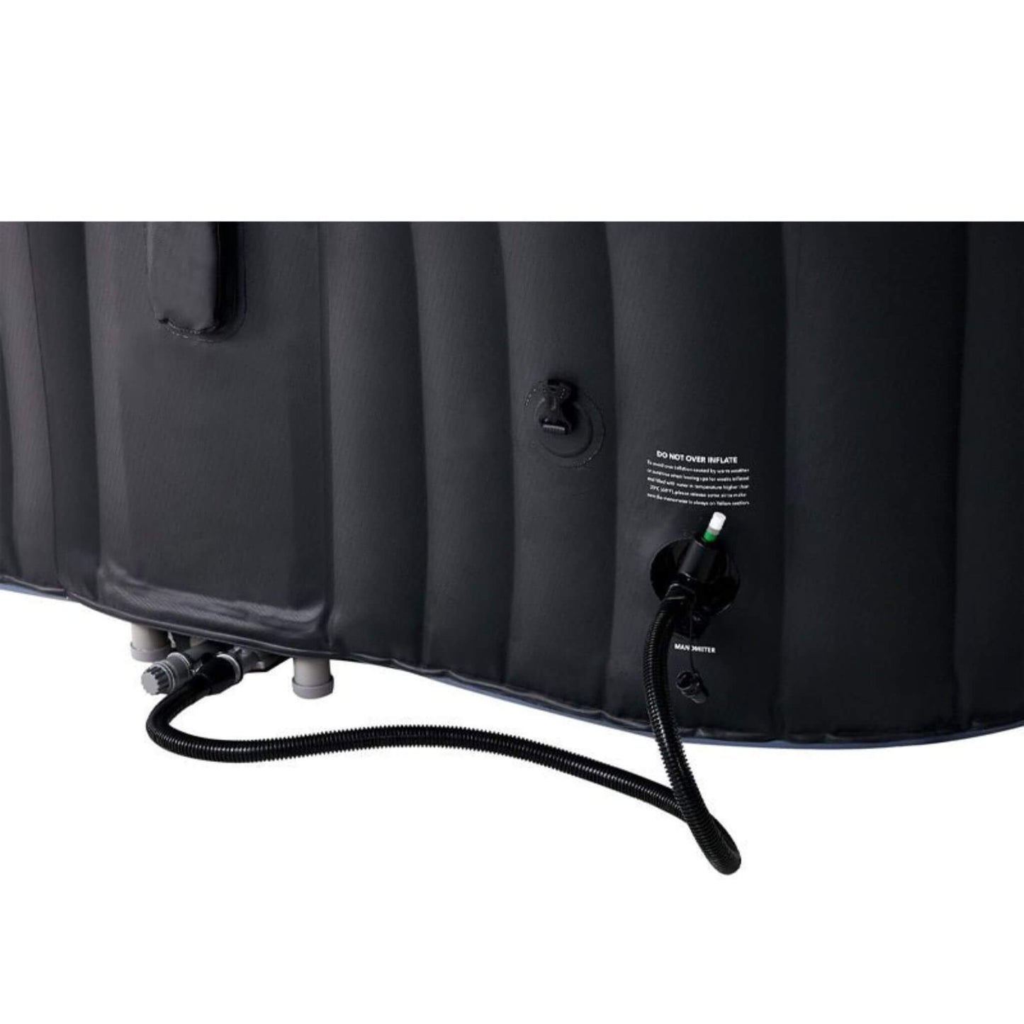 MSpa Tekapo Comfort Series Six-Person Inflatable Square Bubble Spa Hot Tub With 132 Bubble Jets [C-TE062] (SAK80641)