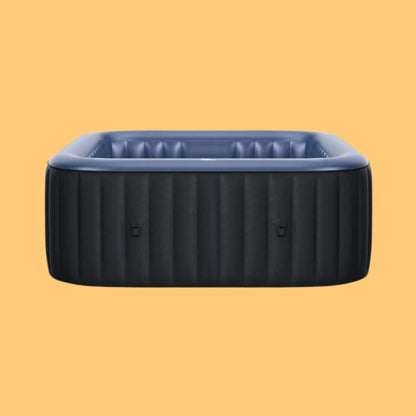 MSpa Tekapo Comfort Series Six-Person Inflatable Square Bubble Spa Hot Tub With 132 Bubble Jets [C-TE062] (SAK80641)