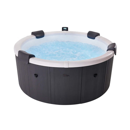 MSpa Denver Frame Series Six-Person Inflatable Round Hot Tub With Hydro Massage [F-DE066W] (SAK87043)