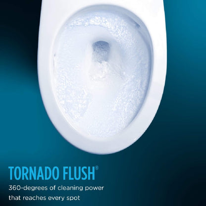 [MW4544726CUFG#01] TOTO Drake II 1 GPF Elongated Chair Height Toilet With Washlet S7A Bidet Seat (SAK53152)