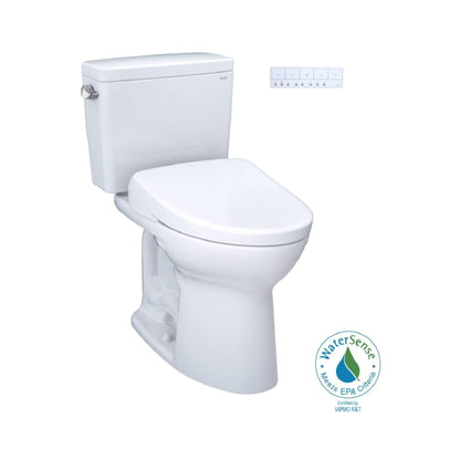 [MW7764726CEFG.10#01] TOTO Drake 1.28 GPF Universal Height Toilet With Washlet S7 Bidet Seat And 10" Rough-In (SAK58267)