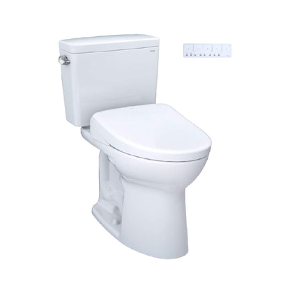 [MW7764736CEG#01] TOTO Drake 1.28 GPF Two Piece Washlet Elongated Toilet Seat With S7A Heated Auto Open/Close Lid (SAK64105)
