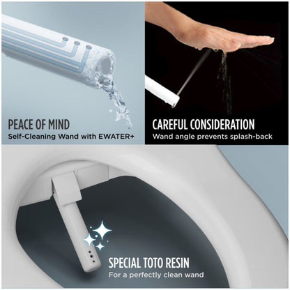 [MW7764736CSFG.10#01] TOTO Drake 1.6 GPF Elongated Chair Height Toilet With Washlet S7A And 10" Rough In (SAK78513)