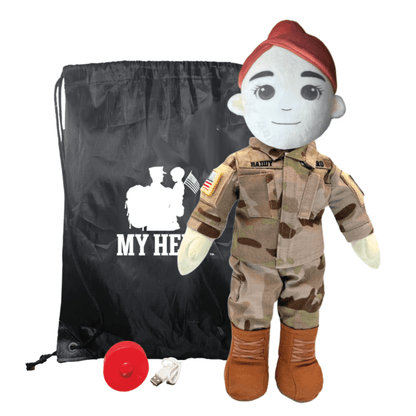 My Hero™ Army Soldier Daddy Doll | Custom Recordable Plush