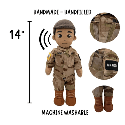 Army Daddy Doll | Military Doll & Army Doll | Recordable