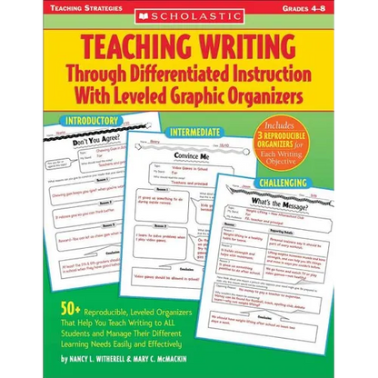 Teaching Writing Through Differentiated Instruction with Leveled Graphic Organizers - Paperback