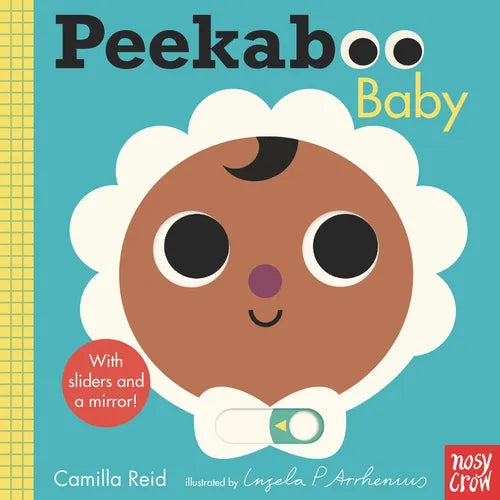 Peekaboo: Baby: (An Interactive Board Book for Babies & Toddlers with Mirror & Sliders. Cute Artwork Includes a Duck, Lamb, Stroller, & More. Perfect - Board Book