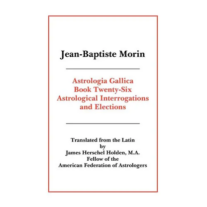 Astrologia Gallica Book 26 - Paperback
