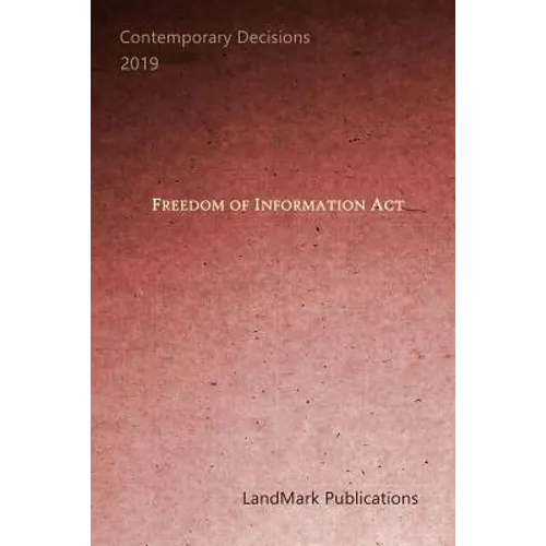 Freedom of Information Act - Paperback