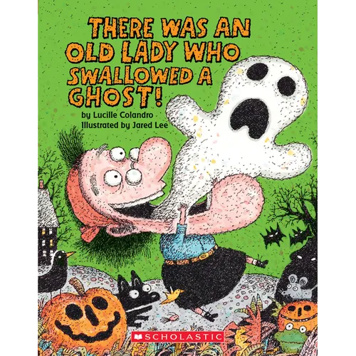 There Was an Old Lady Who Swallowed a Ghost! (Board Book) - Board Book