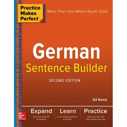 Practice Makes Perfect German Sentence Builder - Paperback