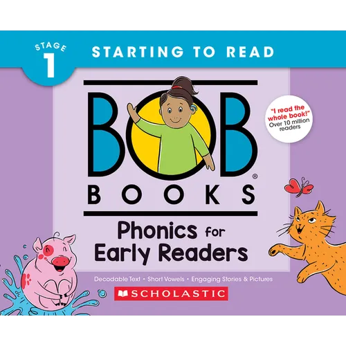 Bob Books - Phonics for Early Readers Hardcover Collection of 12 Stories Decodable Phonics Stories, Ages 4 and Up, Kindergarten (Stage 1: Starting to - Hardcover
