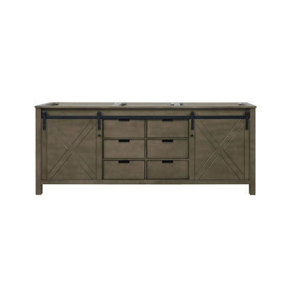 Nuvia 80-Inch Fully Assembled Double Bath Vanity With Soft Close Cabinets [No Countertop] (SAK53904)